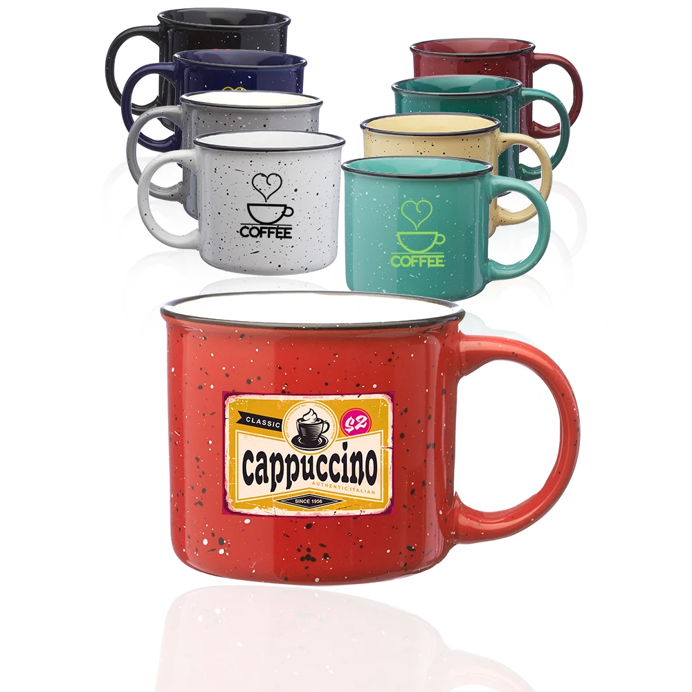13 oz. Speckled Ceramic Coffee Mug - Colors 1