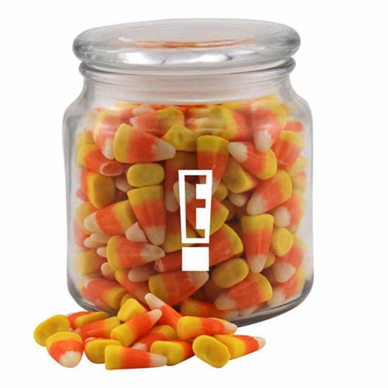 Jar with Candy Corn
