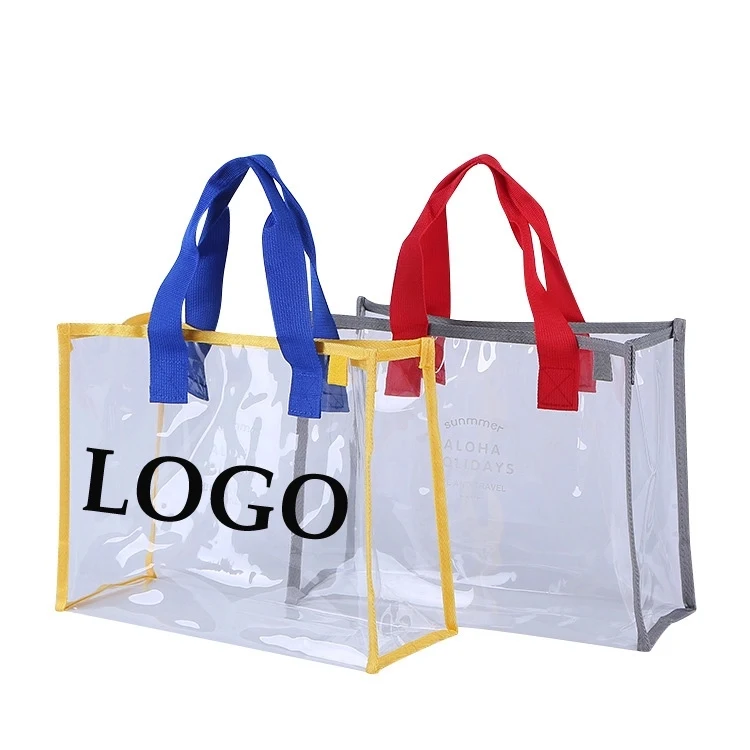 Custom Transparent PVC Tote Bag 1