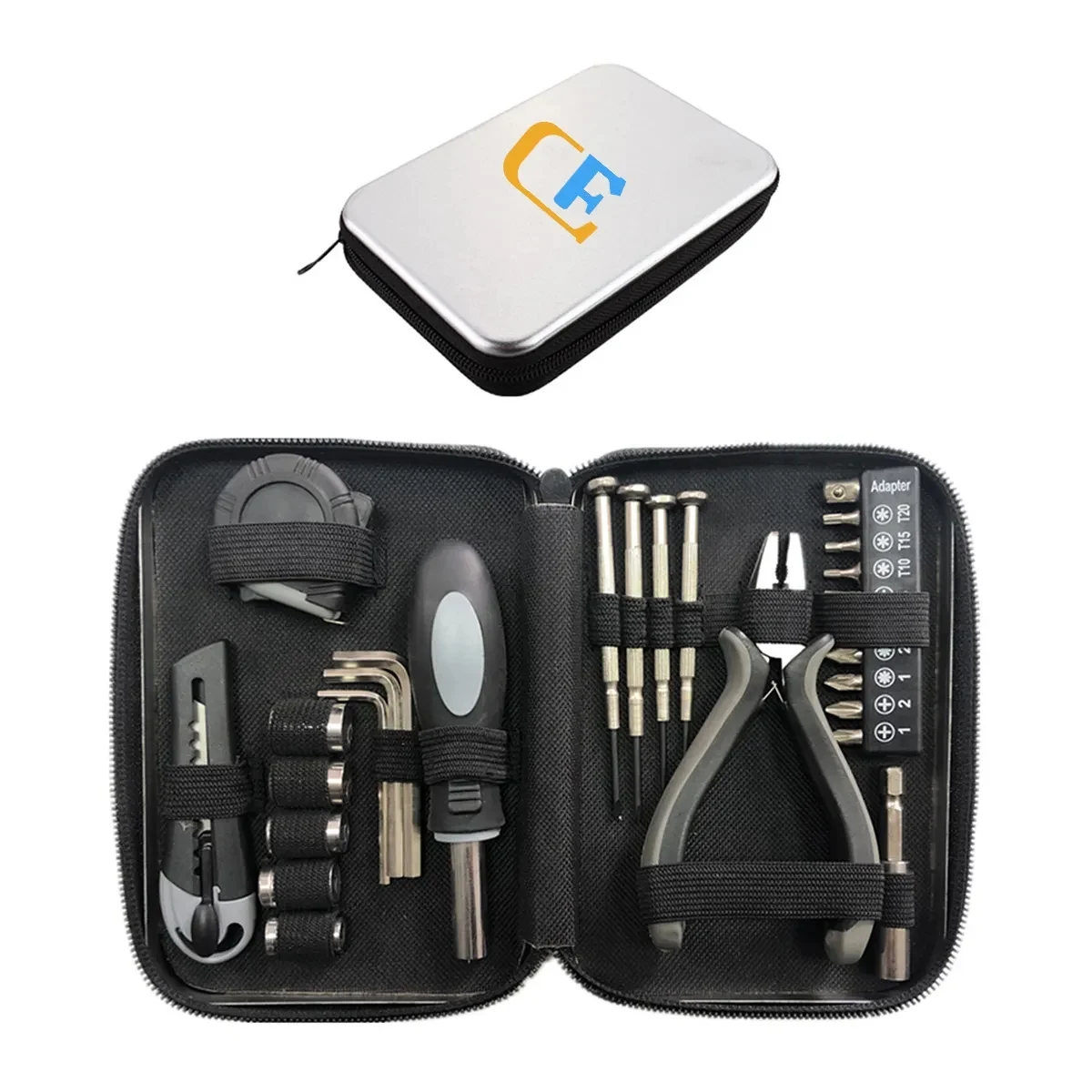Household Tool Kit with Metal Box 1
