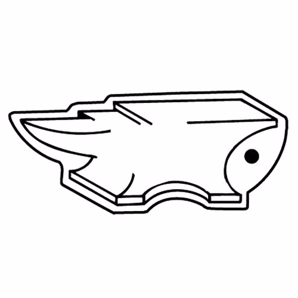 Anvil Key Tag (Spot Color)