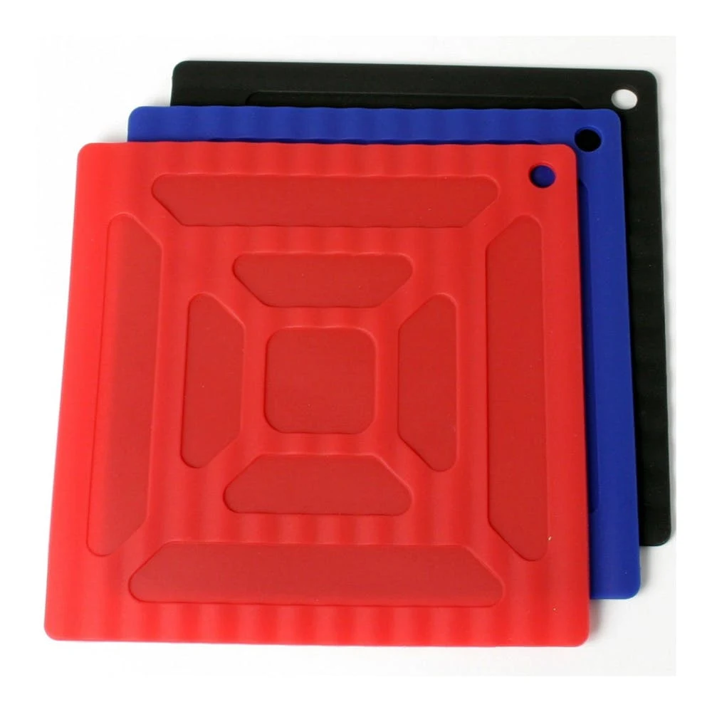 Square Trivets - Silicone Assorted Colors 1