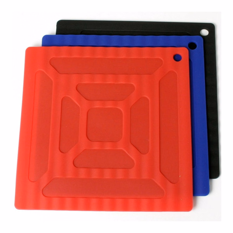 Square Trivets - Silicone Assorted Colors