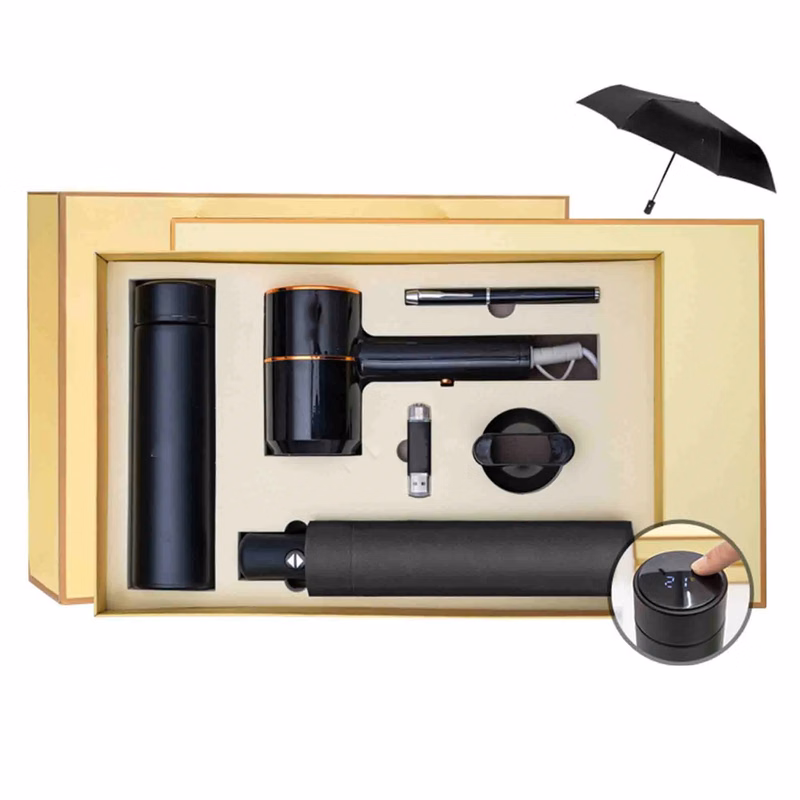 Gift Box Set Contains Cup Umbrella U Disk Pen Hair Dryer