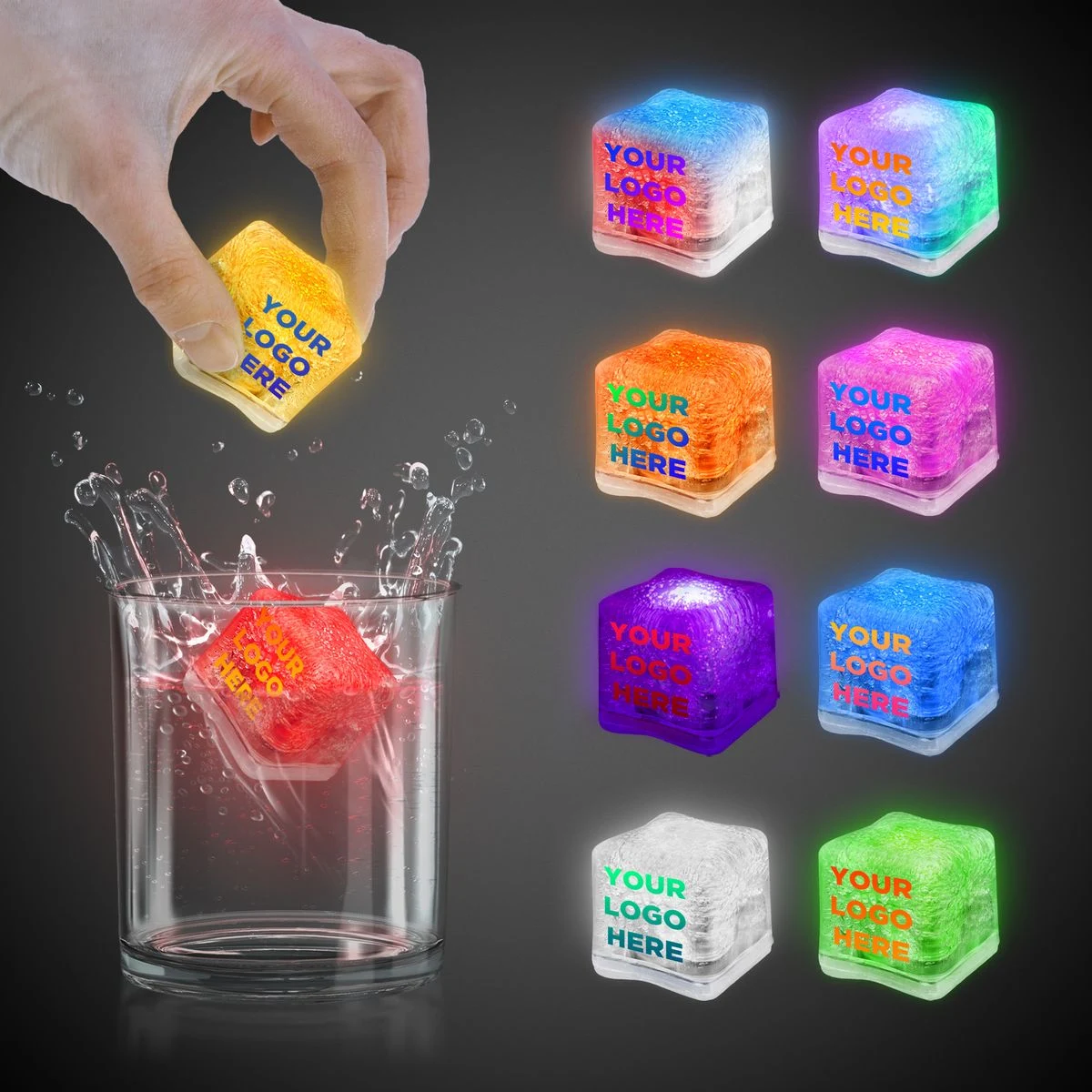 Light Up Premium LitedIce Brand Ice Cube(Digi Print) 1