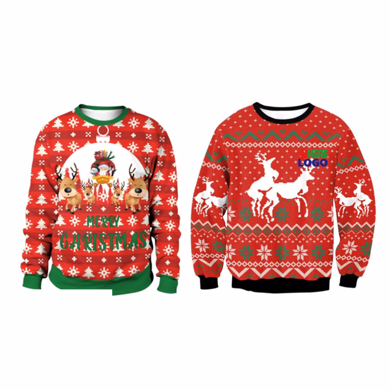 MOQ 10 Customizable Christmas Sweatshirt