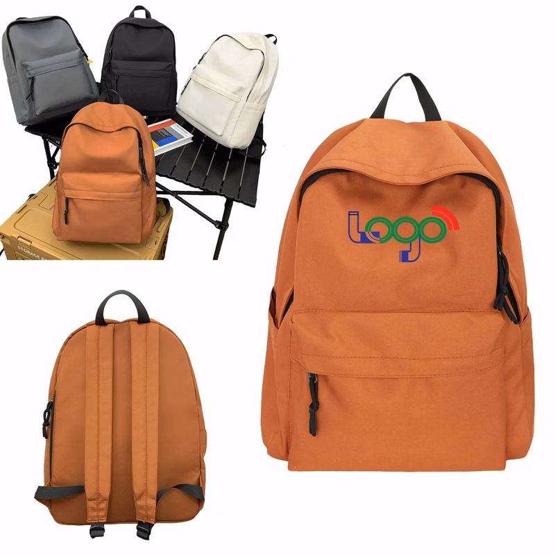 Large - Capacity Solid - Color School Backpack