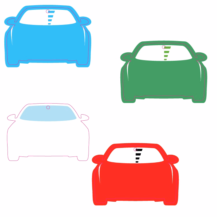Car Shape Custom Air Fresheners - Top 10 Scents