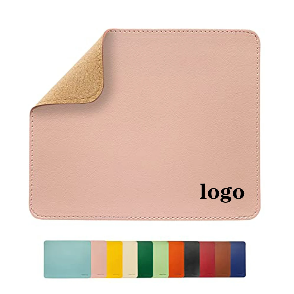Leather Wood Mouse Pad 1