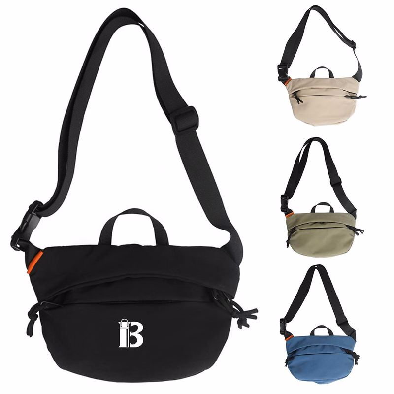 Unisex Adjustable Nylon Sport Crossbody Bag