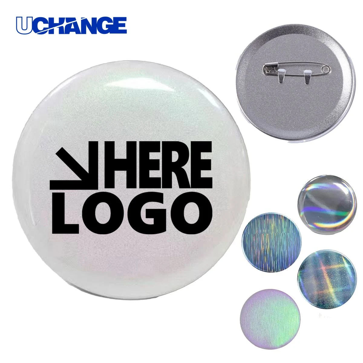 2.3" Round Button Pin Badge 1