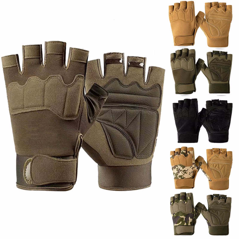 Protective Half Finger Gloves