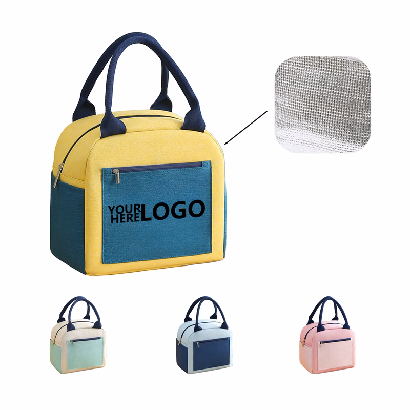 Thickened Waterproof Insulated Lunch Bag with Aluminum Foil Lining