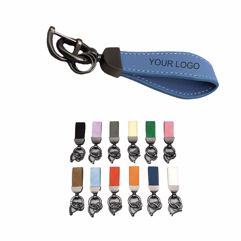 Leather Custom Keychain Tag