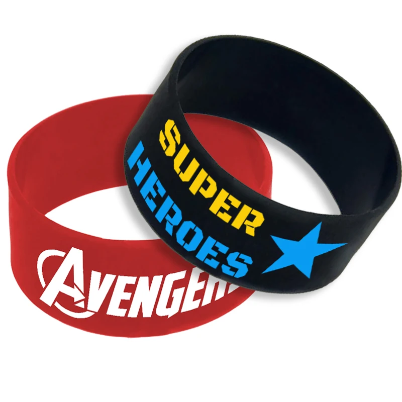 1" Screen Printed Silicone Wristband 1