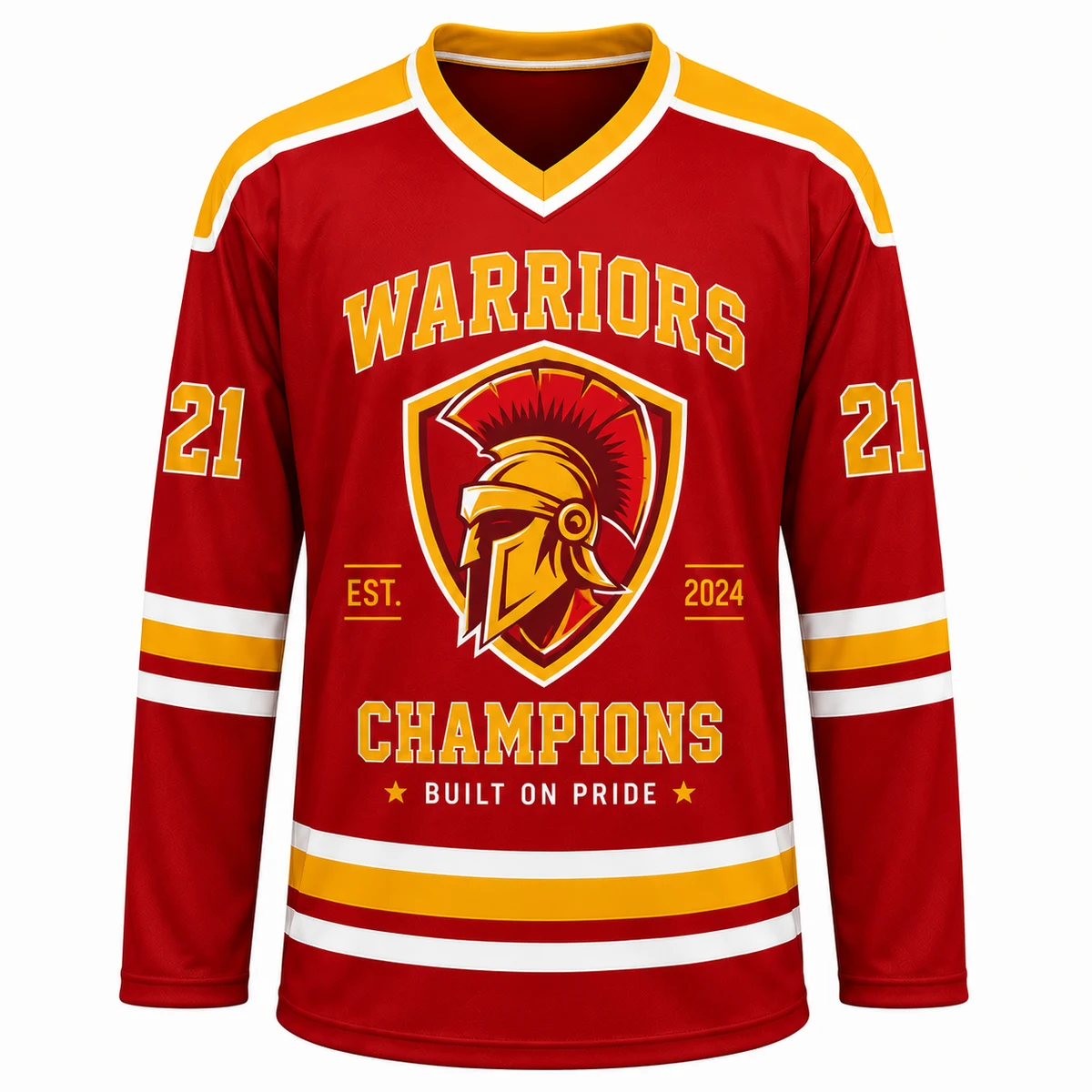 Custom Full Color Sublimated Performance Ice Hockey Jersey 1