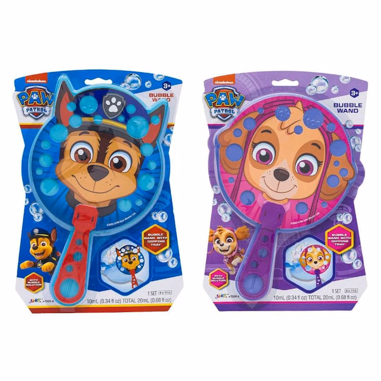 Paw Patrol Bubble Wand11.5" - Assorted