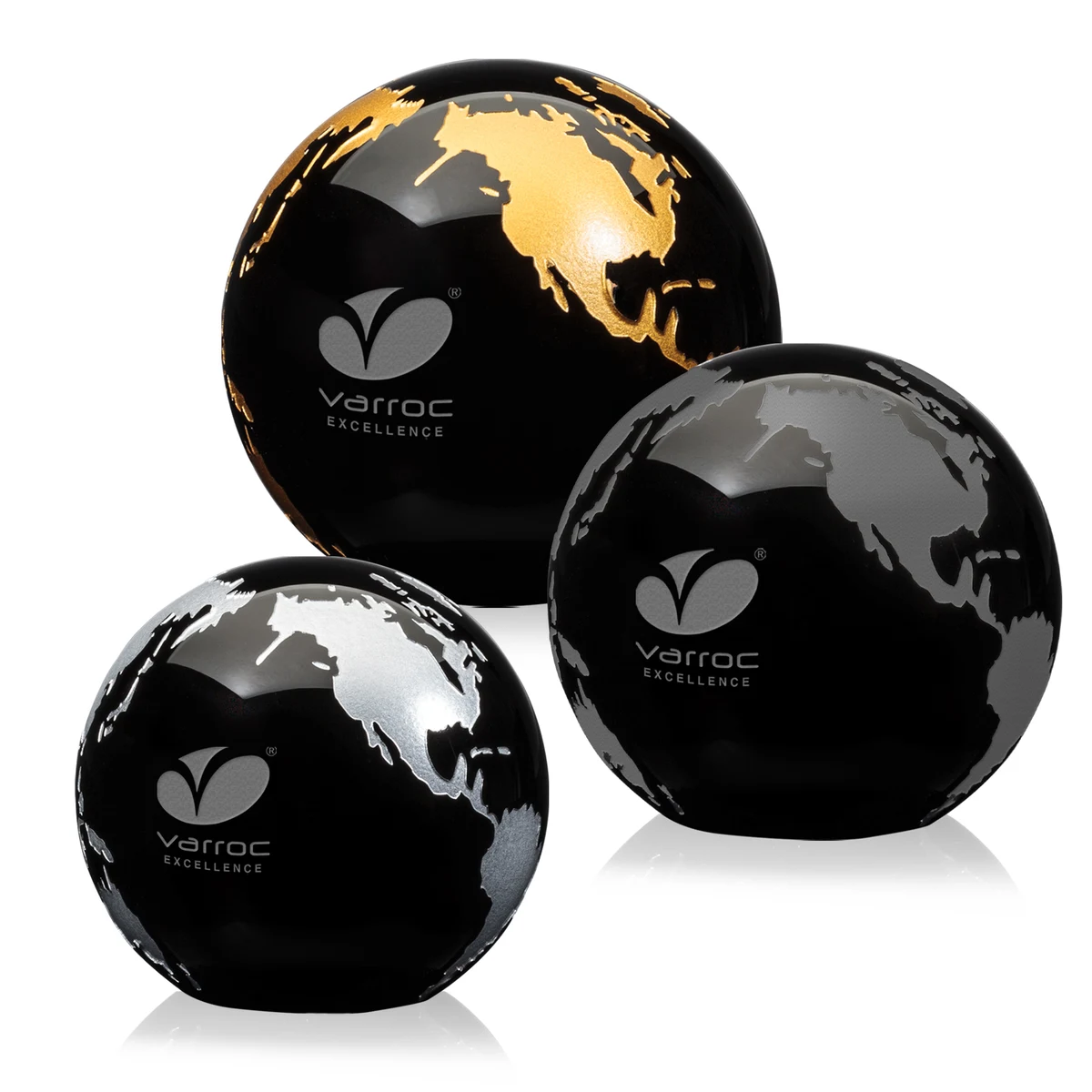 Globe Paperweight - Black 1