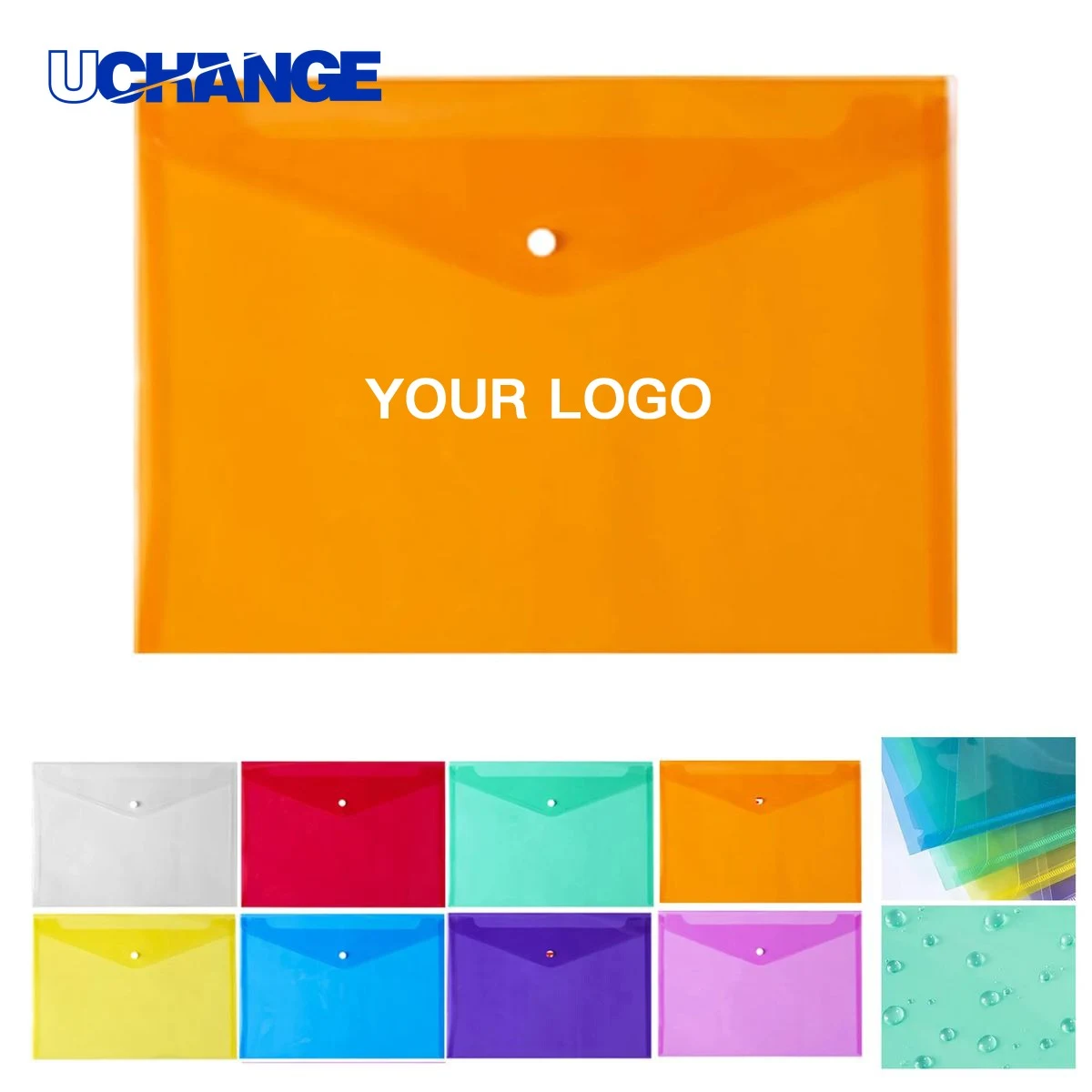 File Folder Organizer with Snap Button Full Color 1