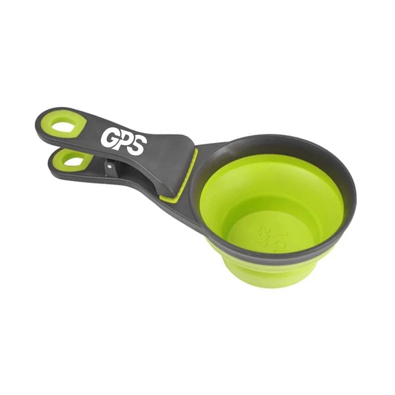 7 1/2 " Pet Food Scoop With Collapsible Clip 1