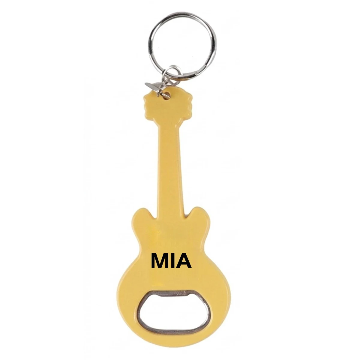 Guitar-shaped bottle opener with Keychain 1
