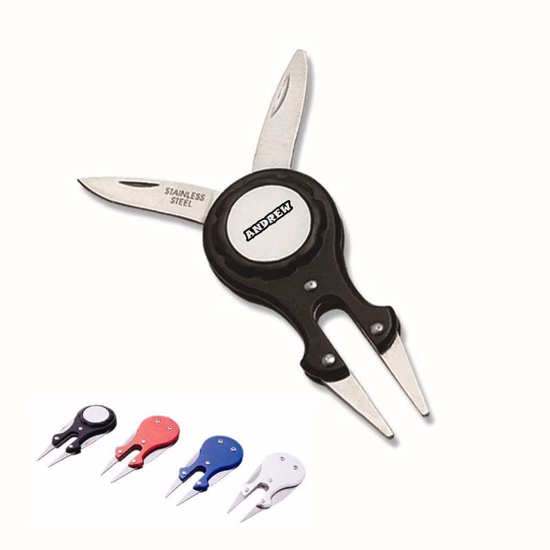 Multi-function golf knife
