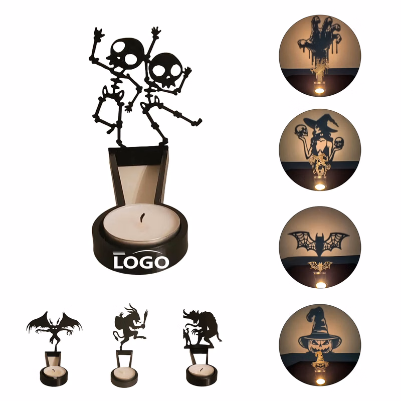 Halloween Desktop Decorations Candle Holders