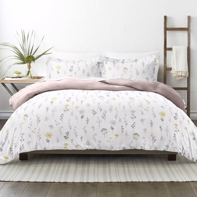 Reversible Duvet Cover Sets - Wild Flower Twin-XL 2 Piece