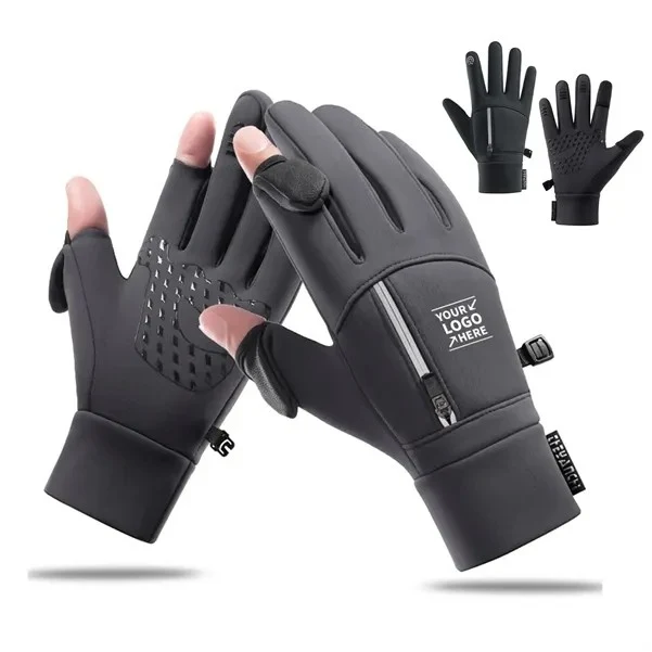 Windproof Anti-Slip Warm Cycling Gloves With Touchscreen 1