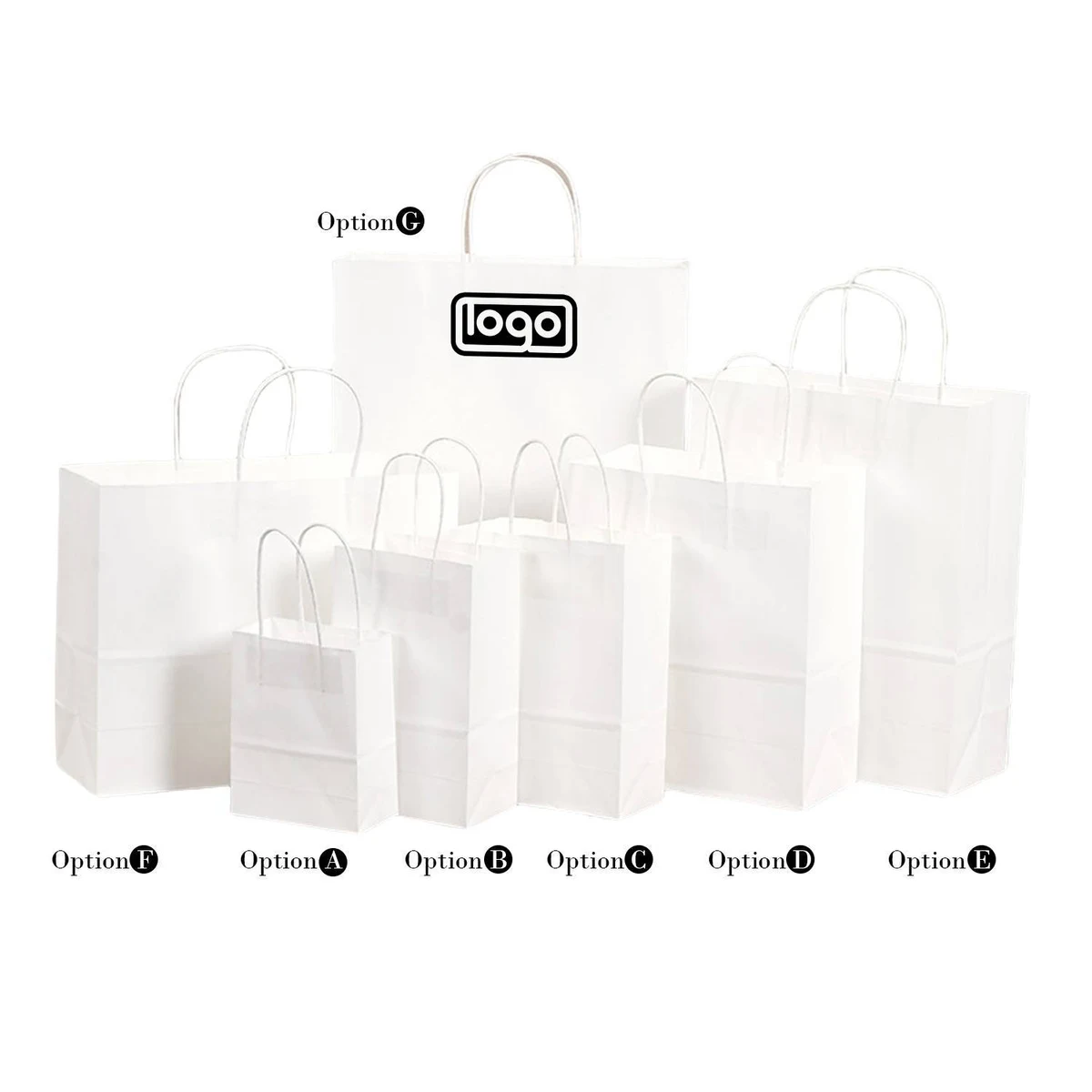 Clothing Food Delivery Kraft Paper Carry Bag 1