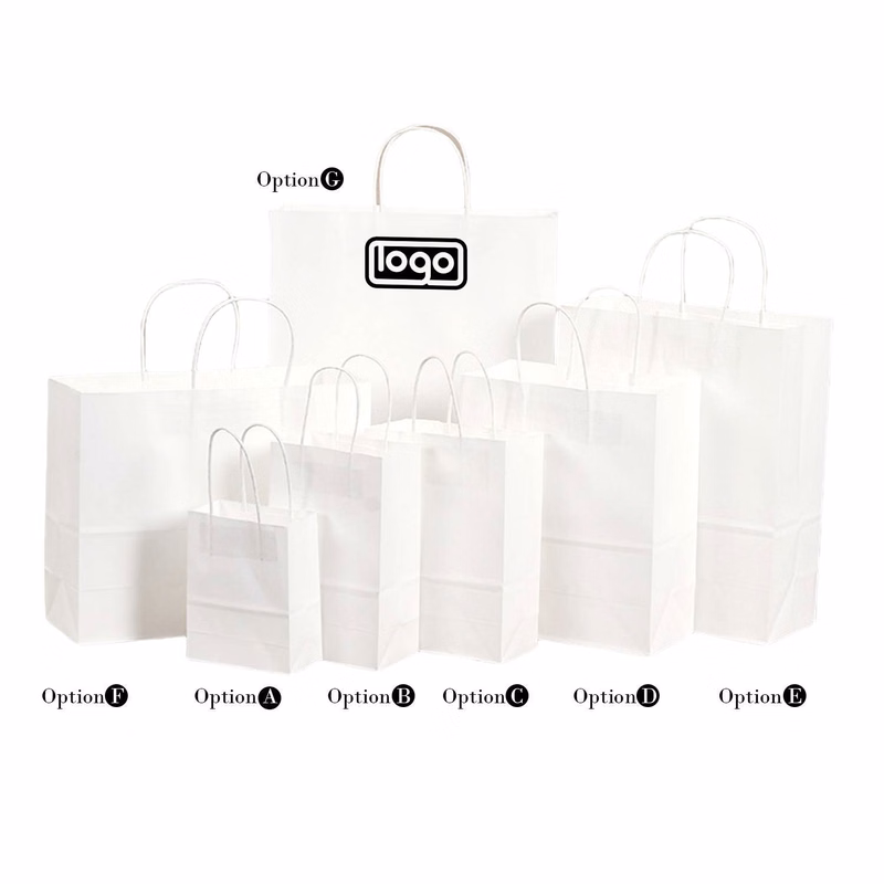 Clothing Food Delivery Kraft Paper Carry Bag