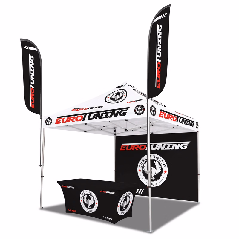 10ft x 10ft Custom Canopy Tent - Experience Silver Package