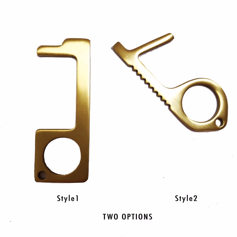 Safe Touch contactless Keychain Tool (Copper kills virus)