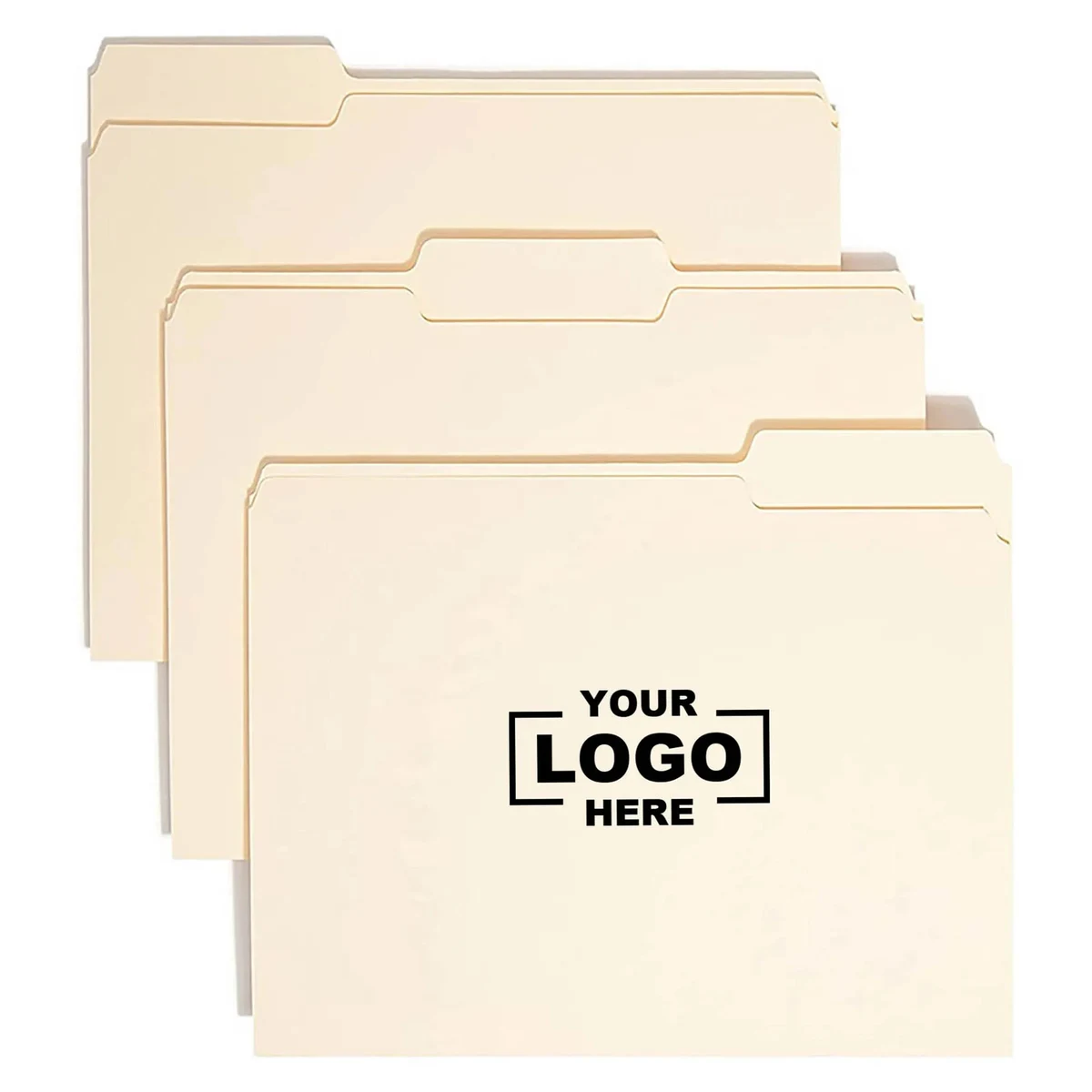 1/3 Cut Tab Manila File Folders Letter Size 1