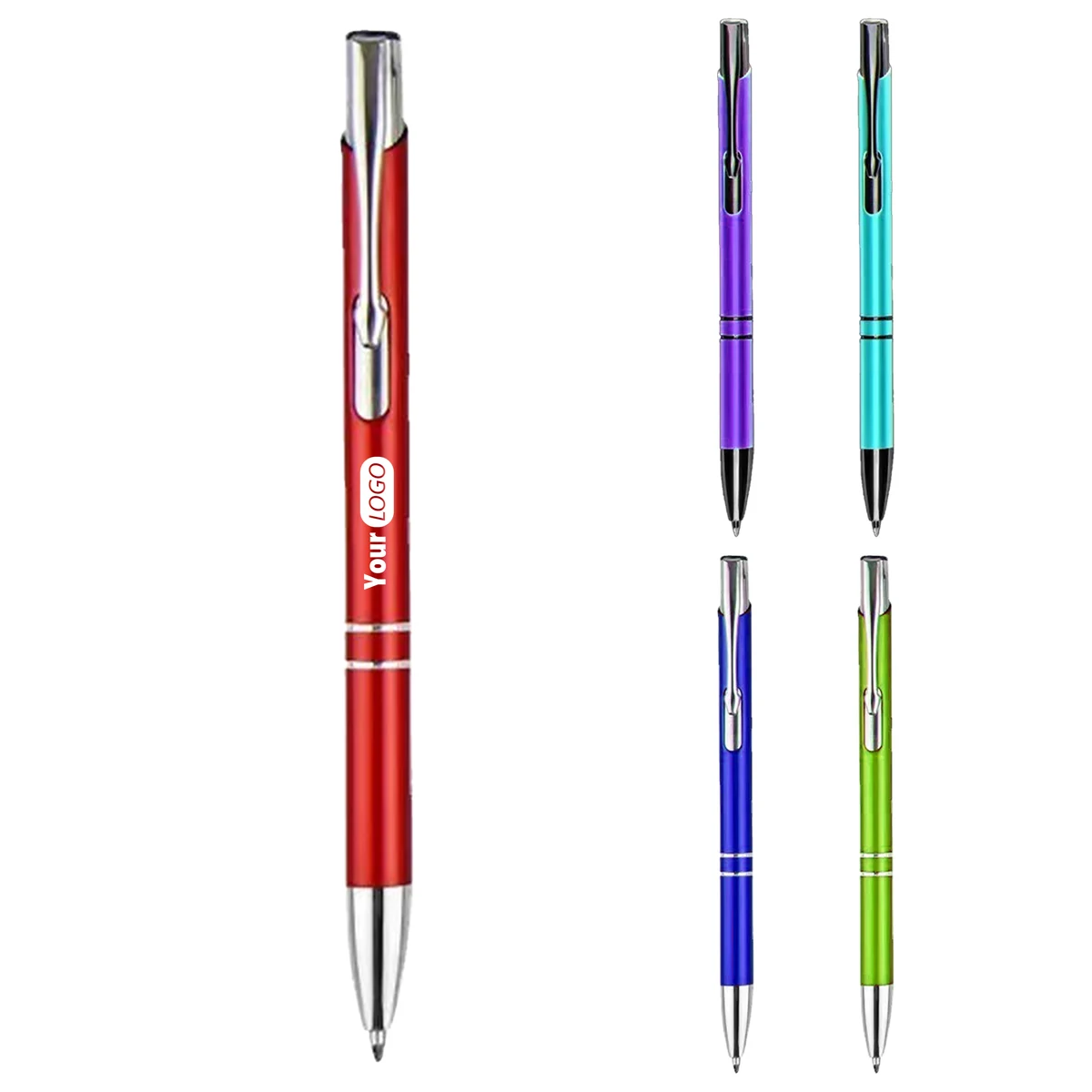 Steel Press The Slanted Advertising Ballpoint Pen 1