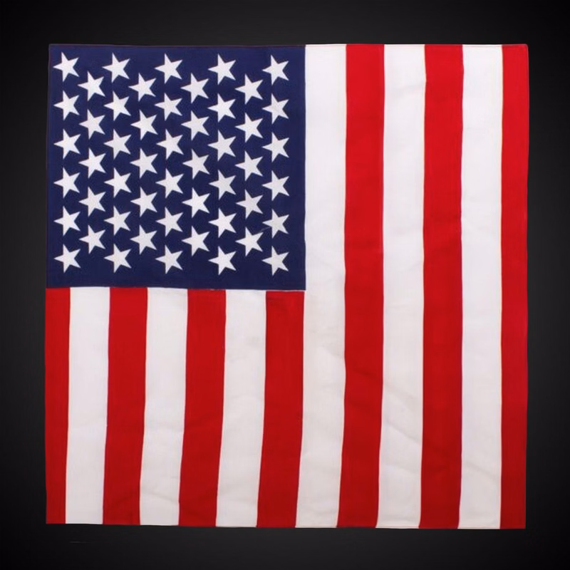 US Flag Bandana 22" x 22"