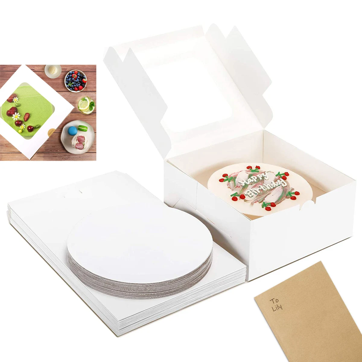 10 Inch Cake Boxes Set 1