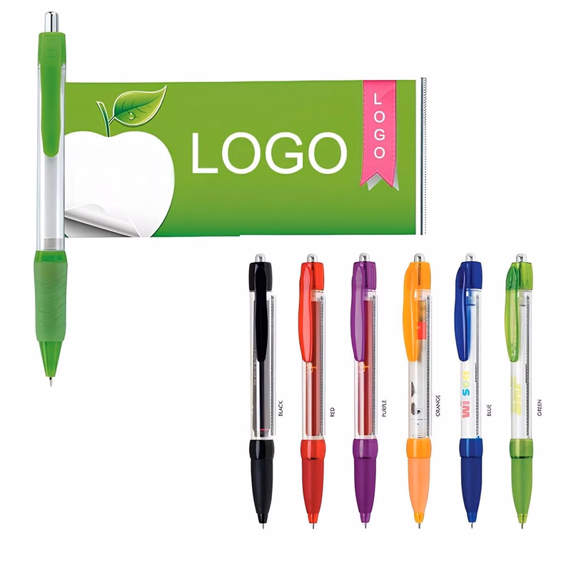 Plastic Click Action Banner Pen