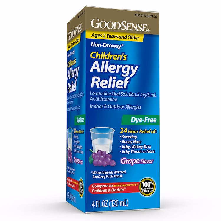 Children's Allergy Relief - 4 oz Grape