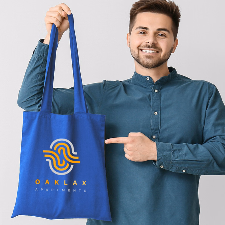 6 oz.Econo Cotton Tote - Royal