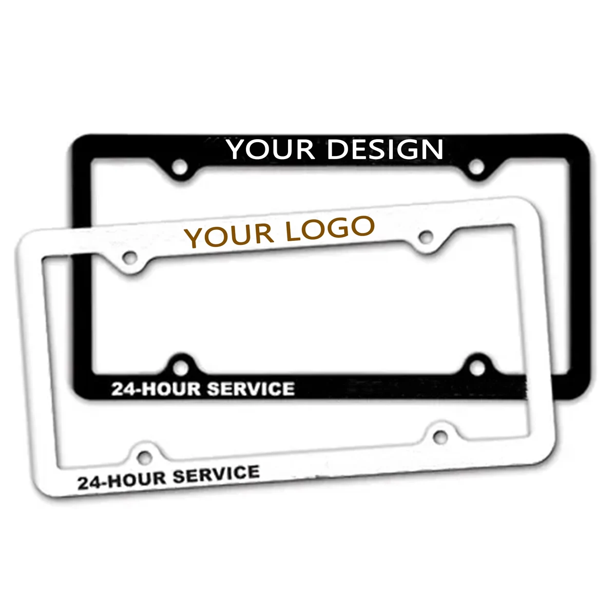ABS License Plate Frame MOQ 50PCS 1