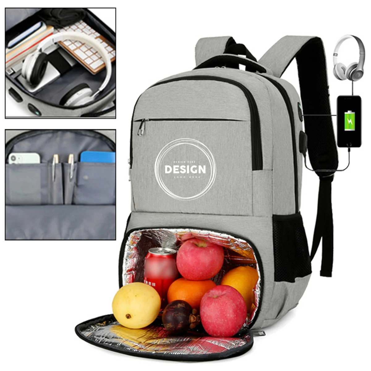 Versatile Backpack With Built-In Cooler 1