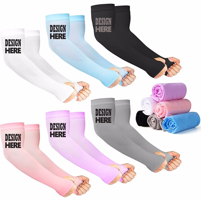 Summer Outdoor Sunscreen Thumbhole Ice Sleeve