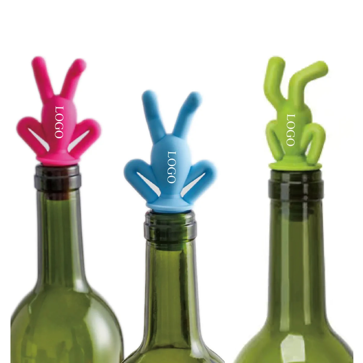 Inverted Men Silicone Wine Stopper 1