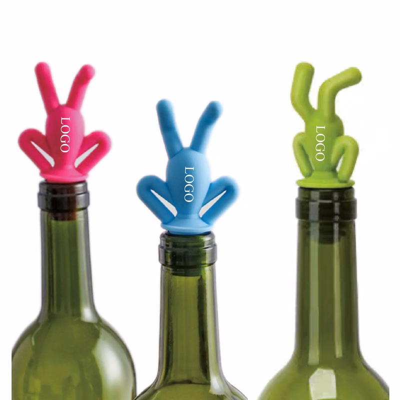 Inverted Men Silicone Wine Stopper