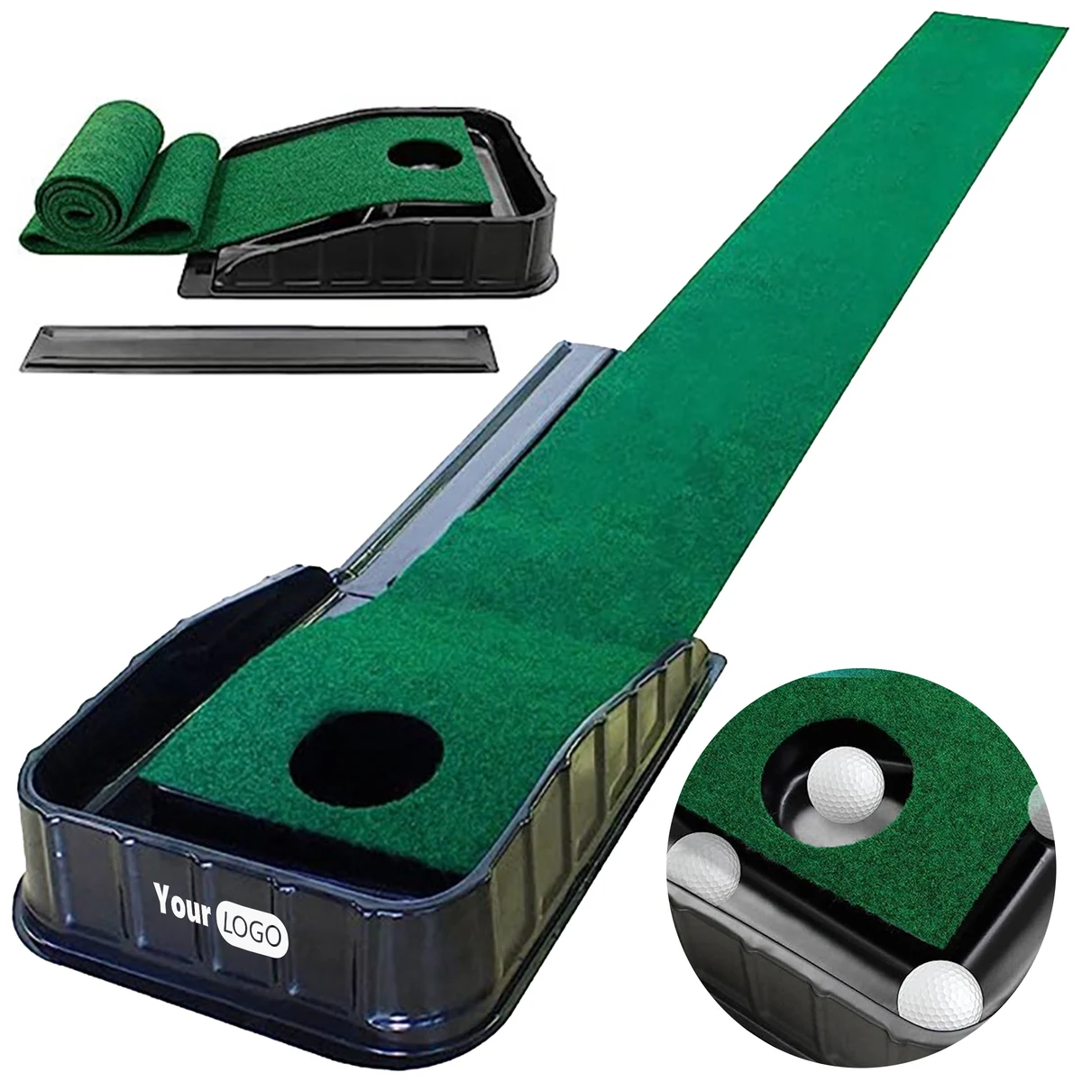 Plastic Indoor Golf Putting Practice Device 1