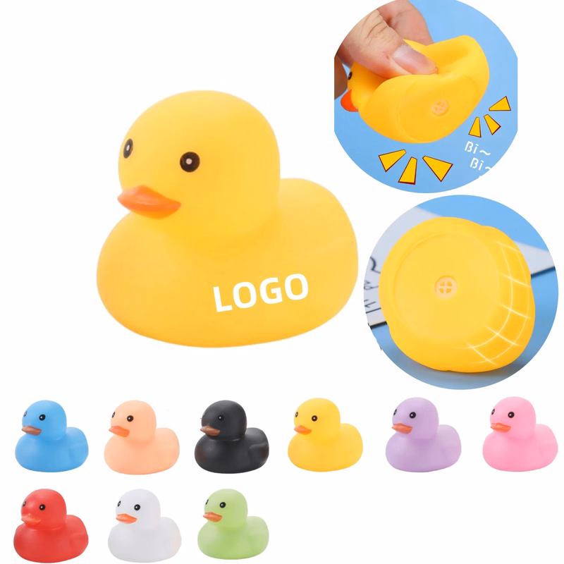 Mini Colorful PVC Squeaky Rubber Duck Bath Toy