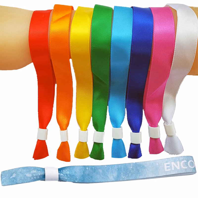 Full Color Woven Polyester Wristband