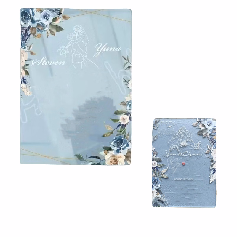 4" x 6" Clear Acrylic Invitations