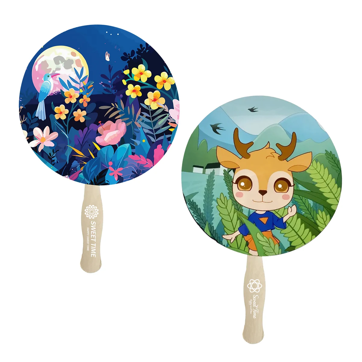 Round Shaped Paper Fan 1
